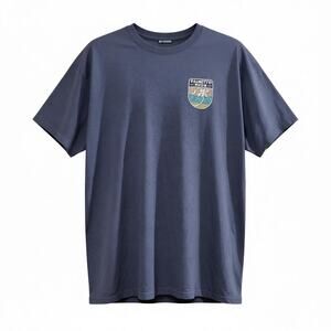 Palmetto Moon T-Shirt – Men’s XL – Graphic Beach Logo – Short Sleeve – Blue